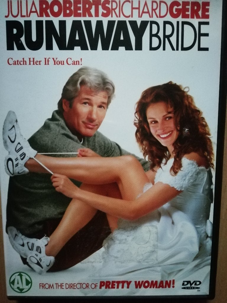 runnaway bride  ( julia roberts en richard gere ), Cd's en Dvd's, Alle leeftijden, Ophalen of Verzenden, Zo goed als nieuw, Romantische komedie