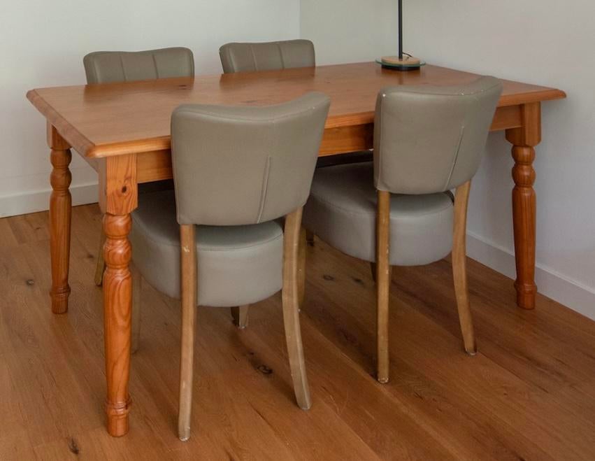 Tafel met lade, Huis en Inrichting, Tafels | Eettafels, Ophalen, 50 tot 100 cm, Zo goed als nieuw, 150 tot 200 cm