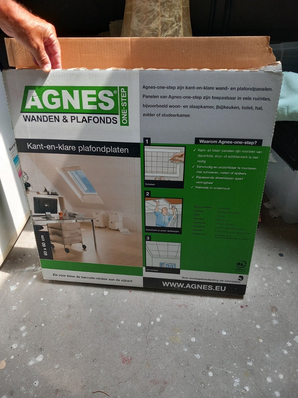 Agnes, wand/plafond platen, Doe-het-zelf en Verbouw, Ophalen