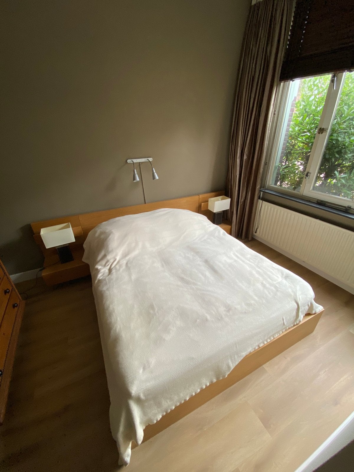 Tweepersoonsbed 160x200, Huis en Inrichting, Ophalen, Zo goed als nieuw, Tweepersoons
