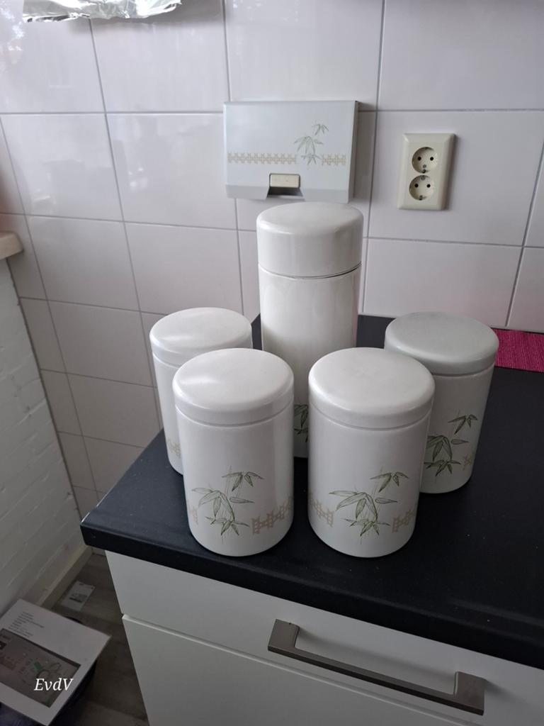 Vibtage Brabantia keukenset., Huis en Inrichting, Keuken | Keukenbenodigdheden, Ophalen