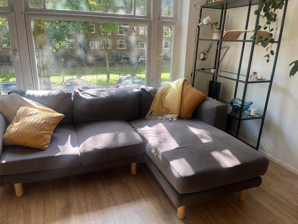 Gratis Bank Ikea (ophalen 29 juni), Ophalen, Gebruikt, 125 tot 150 cm, Hoekbank
