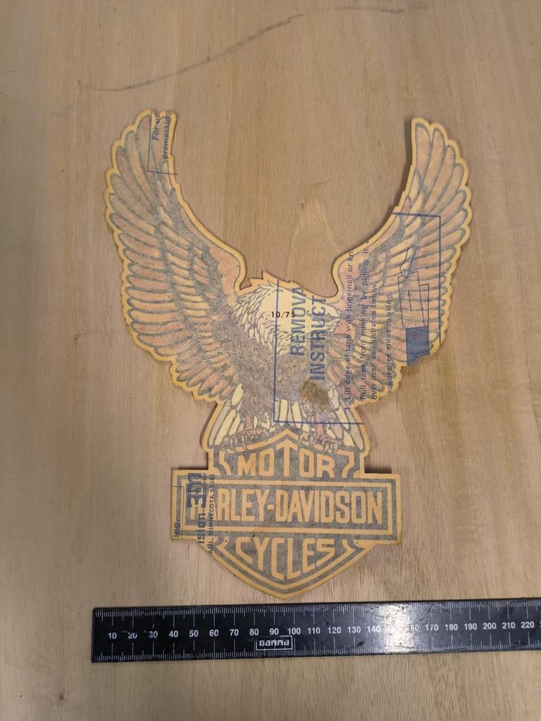 Harley Davidson raamsticker / windscherm sticker, Motoren, Accessoires | Stickers, Ophalen of Verzenden