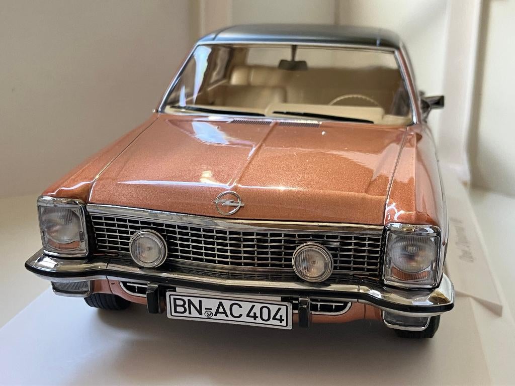 Opel Diplomat V8 van 1969  Cooper Red  1/18 Norev, Ophalen of Verzenden, Nieuw, Auto, Norev