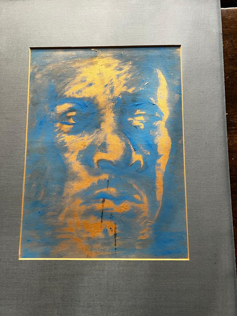 Portret doorJan Kuipers - Origineel kunstwerk, Antiek en Kunst, Kunst | Schilderijen | Abstract, Ophalen of Verzenden