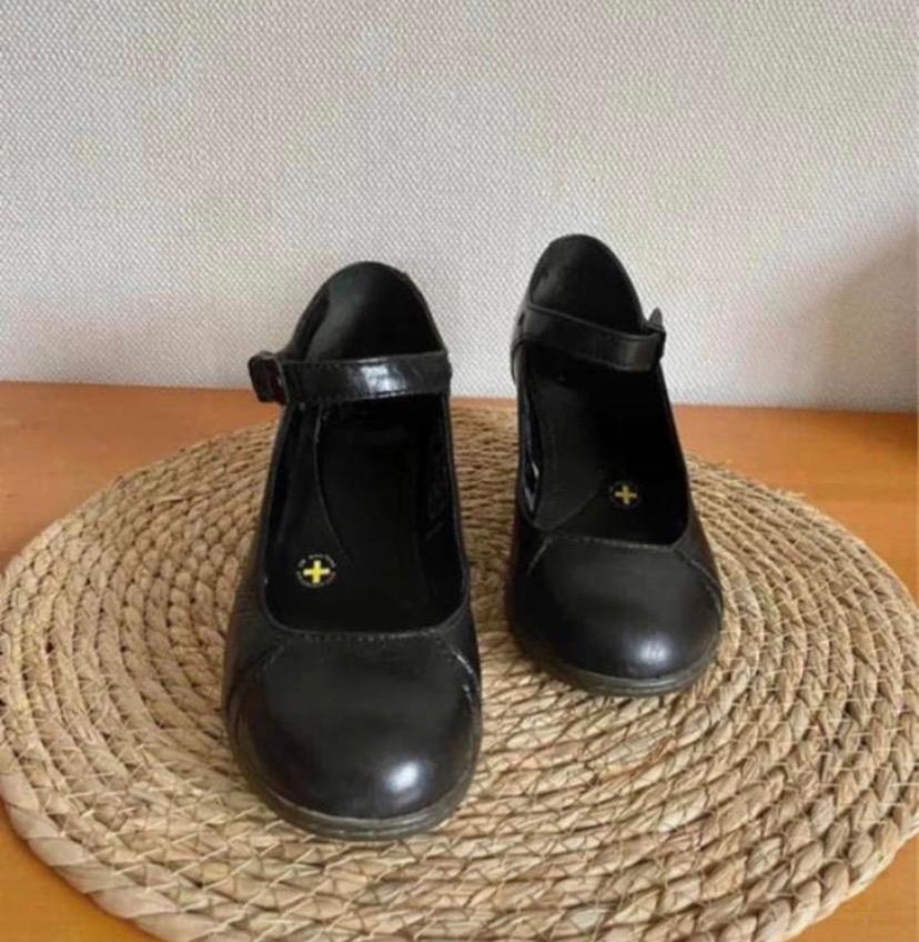 Originele Dr. Martens Mary Jane heels - maat 37, Schoenen met lage hakken, Zwart, Ophalen of Verzenden, Zo goed als nieuw