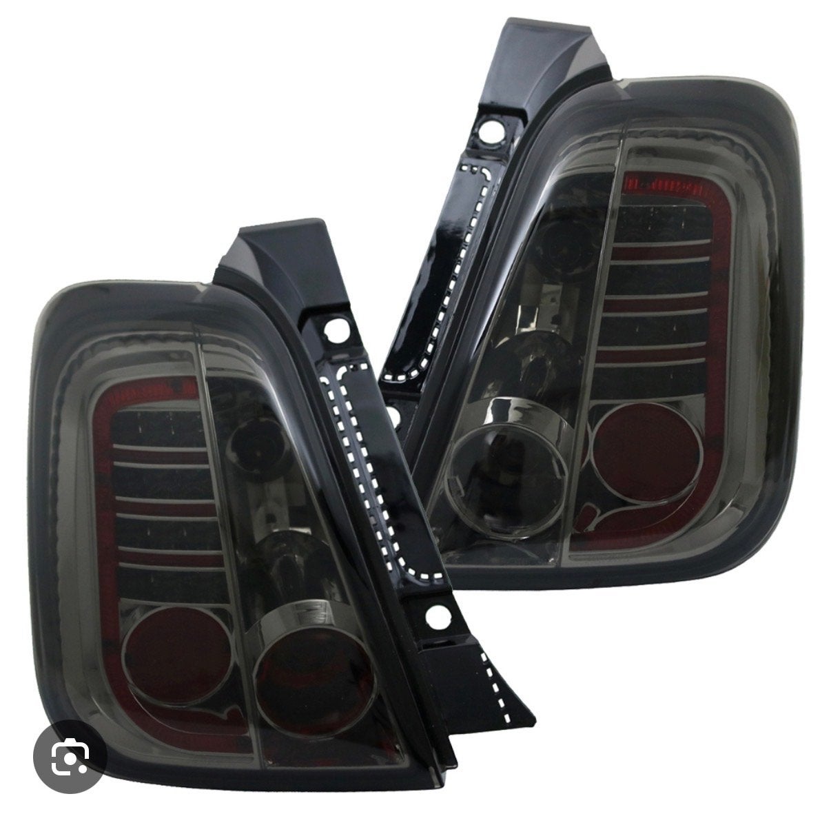Achterlichten set voor Fiat 500 (312), Auto-onderdelen, Verlichting, Ophalen, Gebruikt, Fiat