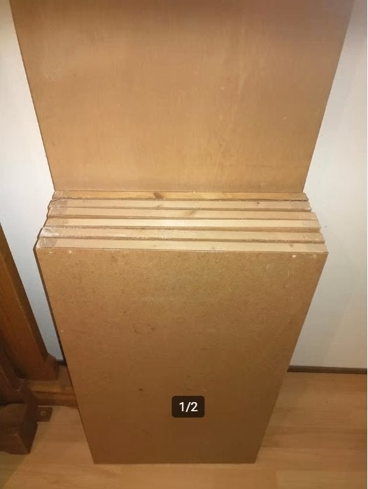 Kast met 6 bruynzeel legplanken, Ophalen, Minder dan 25 mm, Plank, Minder dan 200 cm