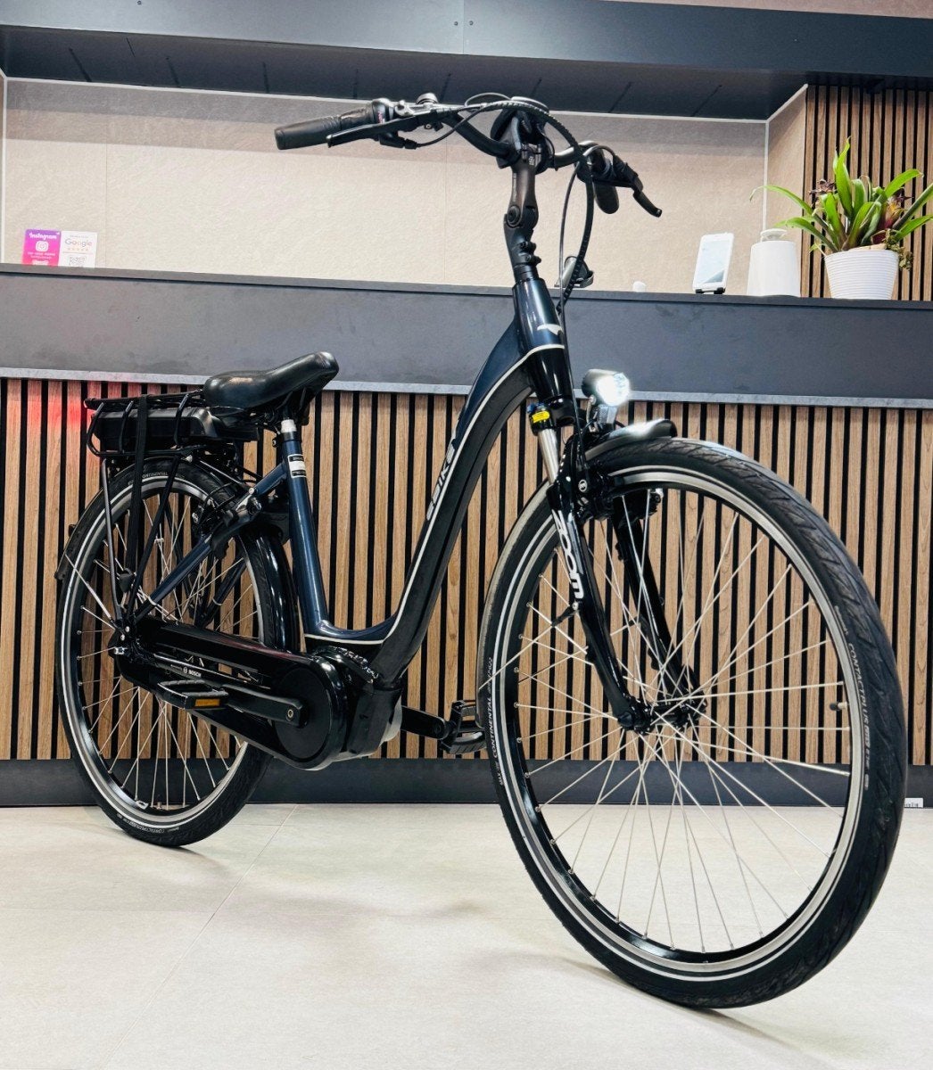 E-Bike Bosch active line/ 5000 Km / Laag Frame Dames Grijs