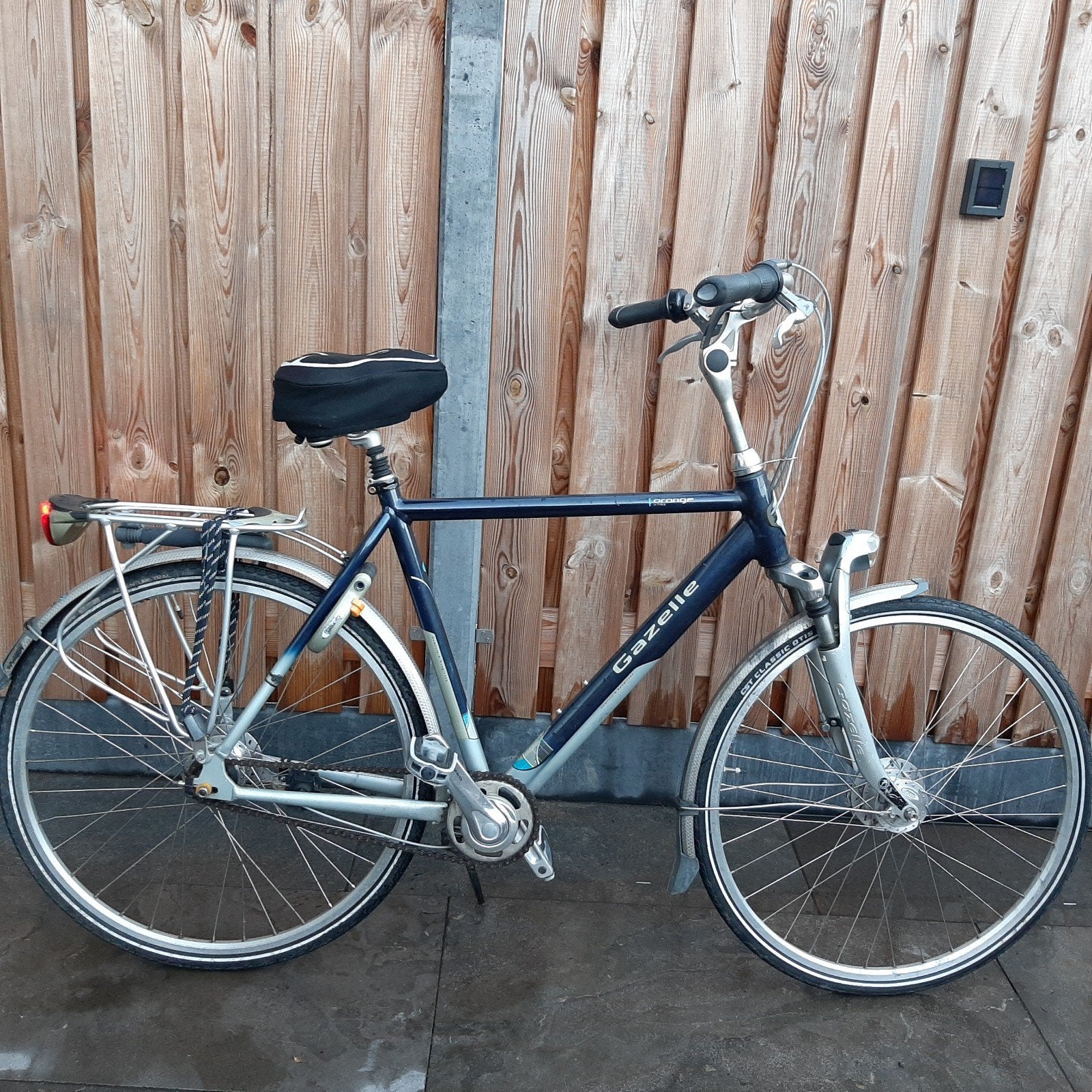 Gazelle Orange herenfiets stationsfiets 28 inch 57 cm 7 vers, Fietsen en Brommers, Ophalen, Gebruikt, Versnellingen, 57 tot 61 cm