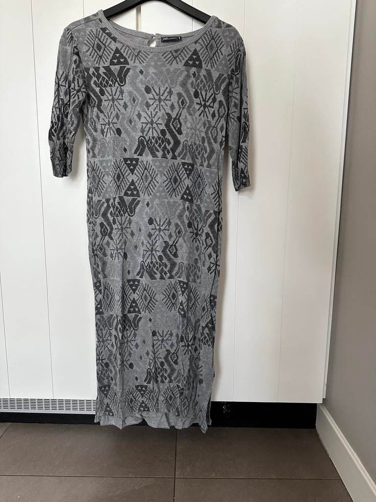 DIDI! pretty different jurk met patroon, Kleding | Dames, Maat 46/48 (XL) of groter, Ophalen of Verzenden, Knielengte, Grijs