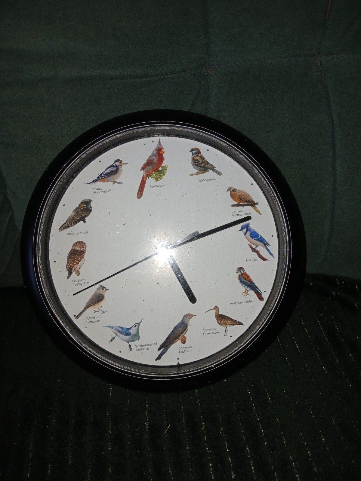 Klok vogels, Ophalen, Wandklok