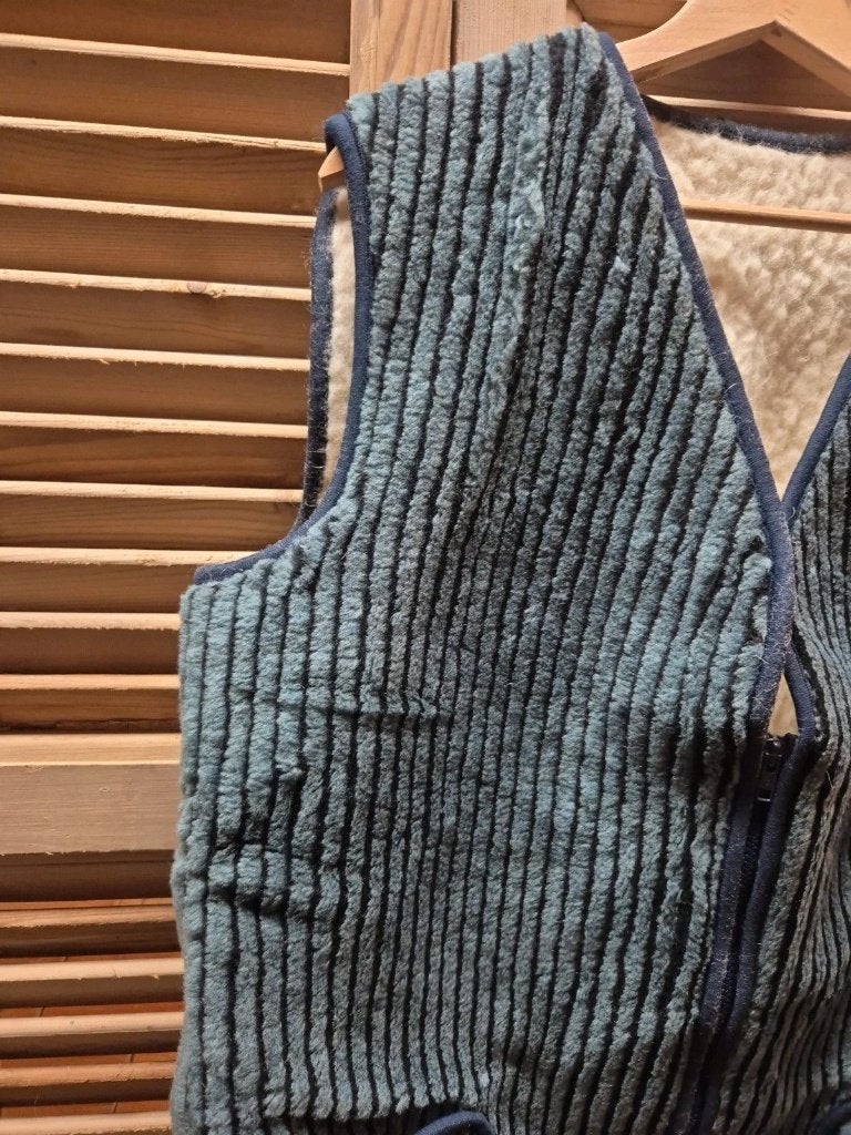 Heren wollen bodywarmer, Kleding | Heren, Ophalen of Verzenden, Zo goed als nieuw, DJT De Juiste Toon, Grijs