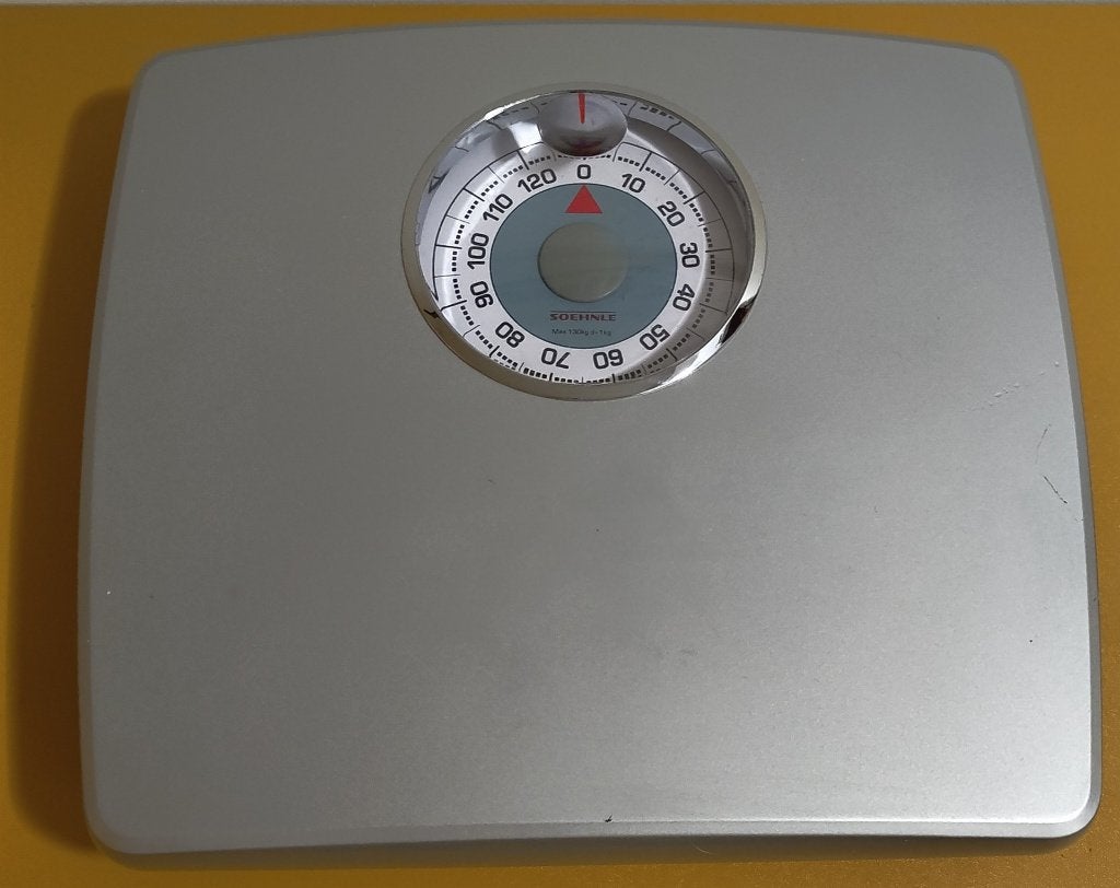 Soehnle Loupe weegschaal als nieuw werkt prima, vergrootglas, 100 kg of meer, Ophalen of Verzenden, Zo goed als nieuw, Personenweegschaal