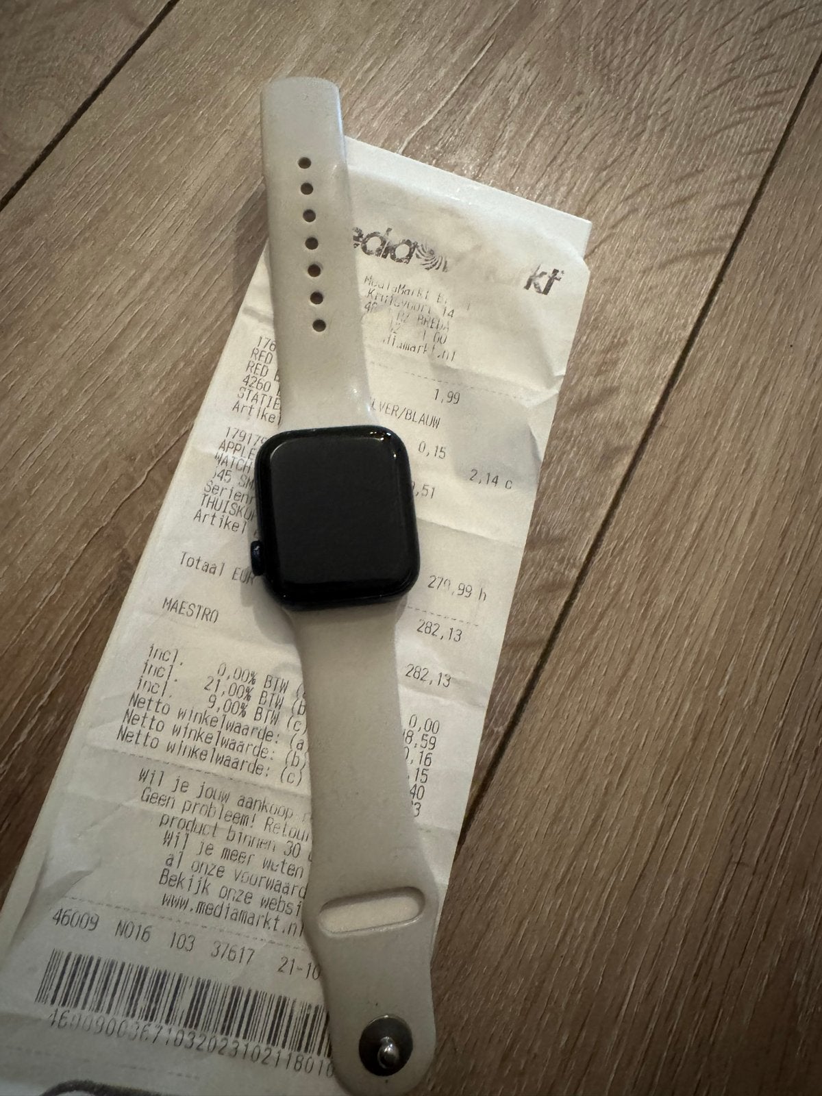 Apple Watch SE (2e gen) 40mm Midnight - Gebruikt, Sieraden, Tassen en Uiterlijk, Smartwatches, Ophalen, Gebruikt, Zwart, IOS