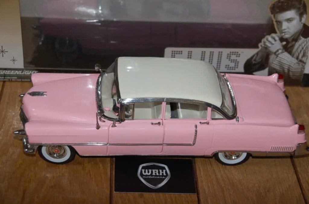 1:18 CADILLAC FLEETWOOD 1955 ELVIS Greenlight in doos WRH, Verzenden, Zo goed als nieuw, Auto, Overige merken