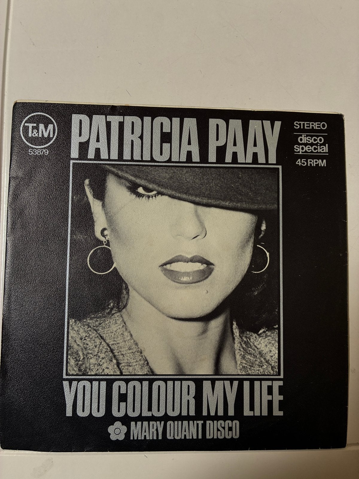 Patricia Paay - You colour my life 45 toeren single, Ophalen of Verzenden, Zo goed als nieuw, Overige formaten