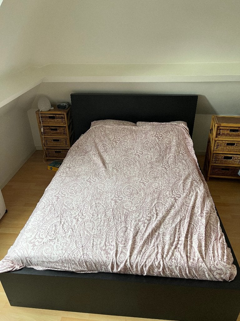 Bed(frame) ikea, Huis en Inrichting, Slaapkamer | Bedden, Ophalen, Gebruikt, Bruin, Tweepersoons