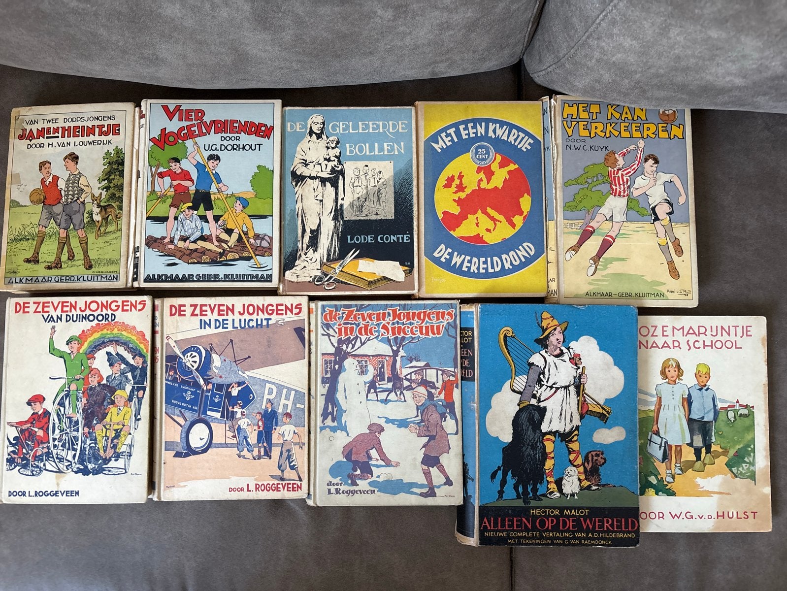 Collectie Oude Jeugdboeken - Jaren '1940 Klassiekers, Ophalen, Gelezen, Fictie algemeen