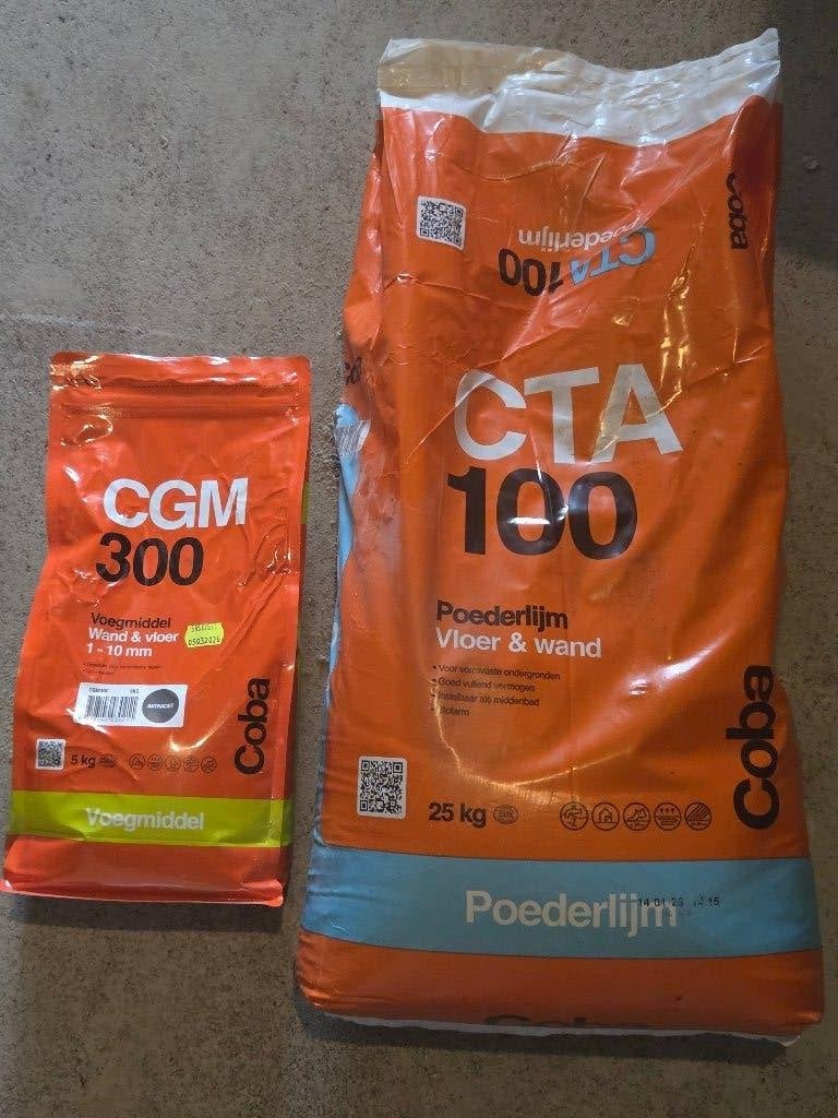 Coba poederlijm en voegmiddel, Ophalen, Overige materialen, Overige typen, Nieuw