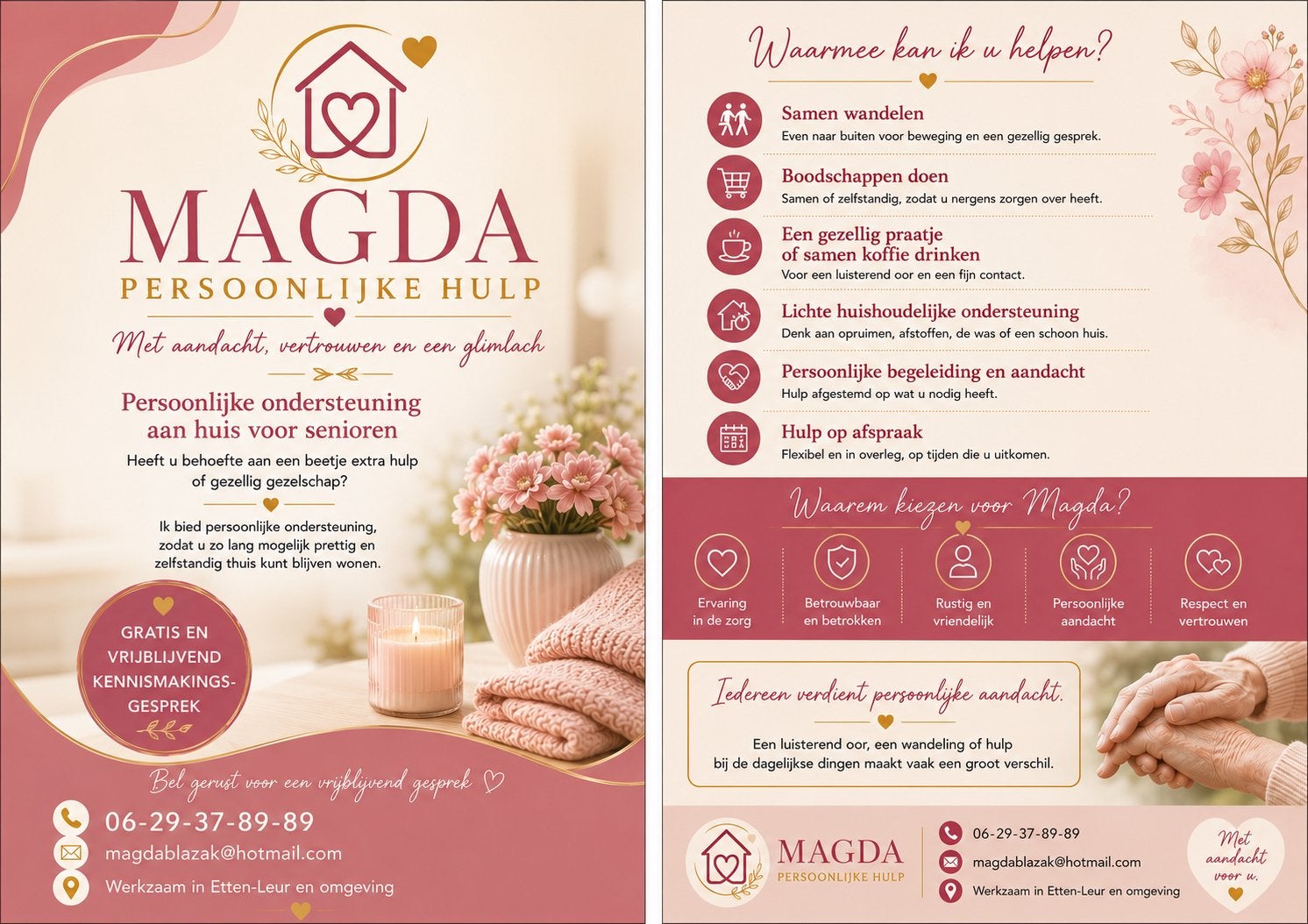 Persoonlijke hulp aan huis voor senioren