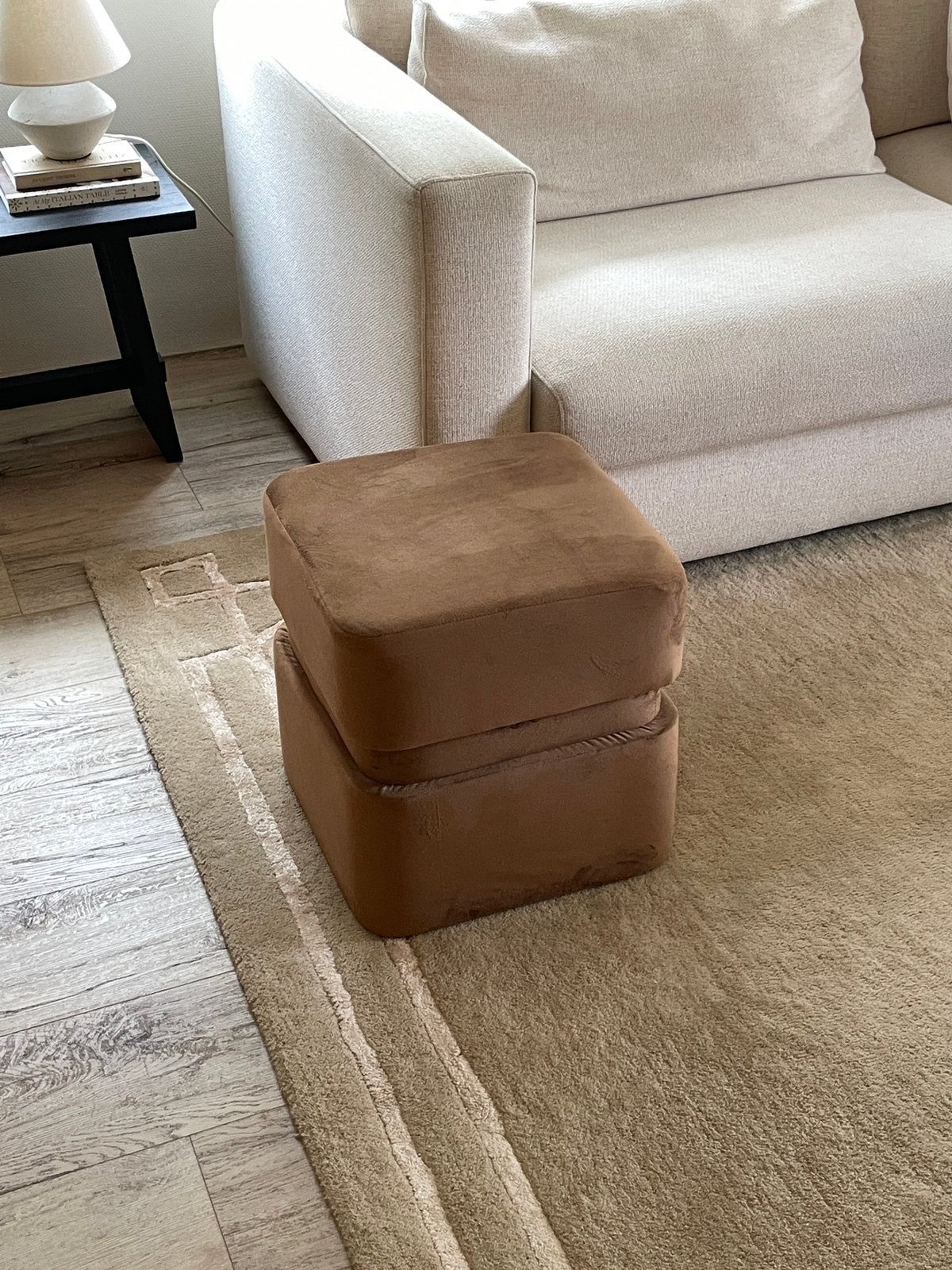 Poef Light & Living, Ophalen, Minder dan 50 cm, Vierkant, Minder dan 50 cm