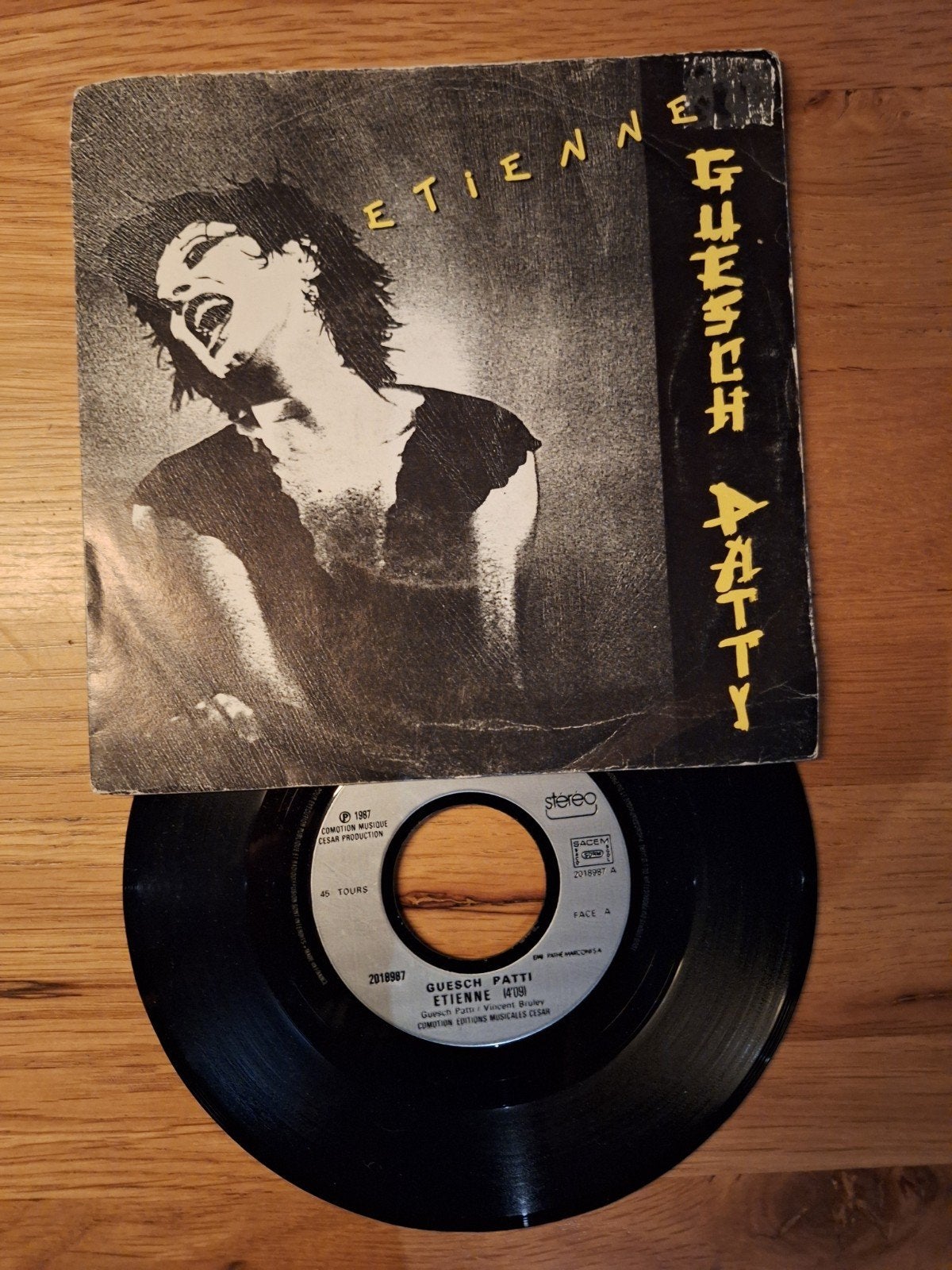 Guesch Patti - Etienne 7" Vinyl Single (1987), Ophalen of Verzenden, Gebruikt