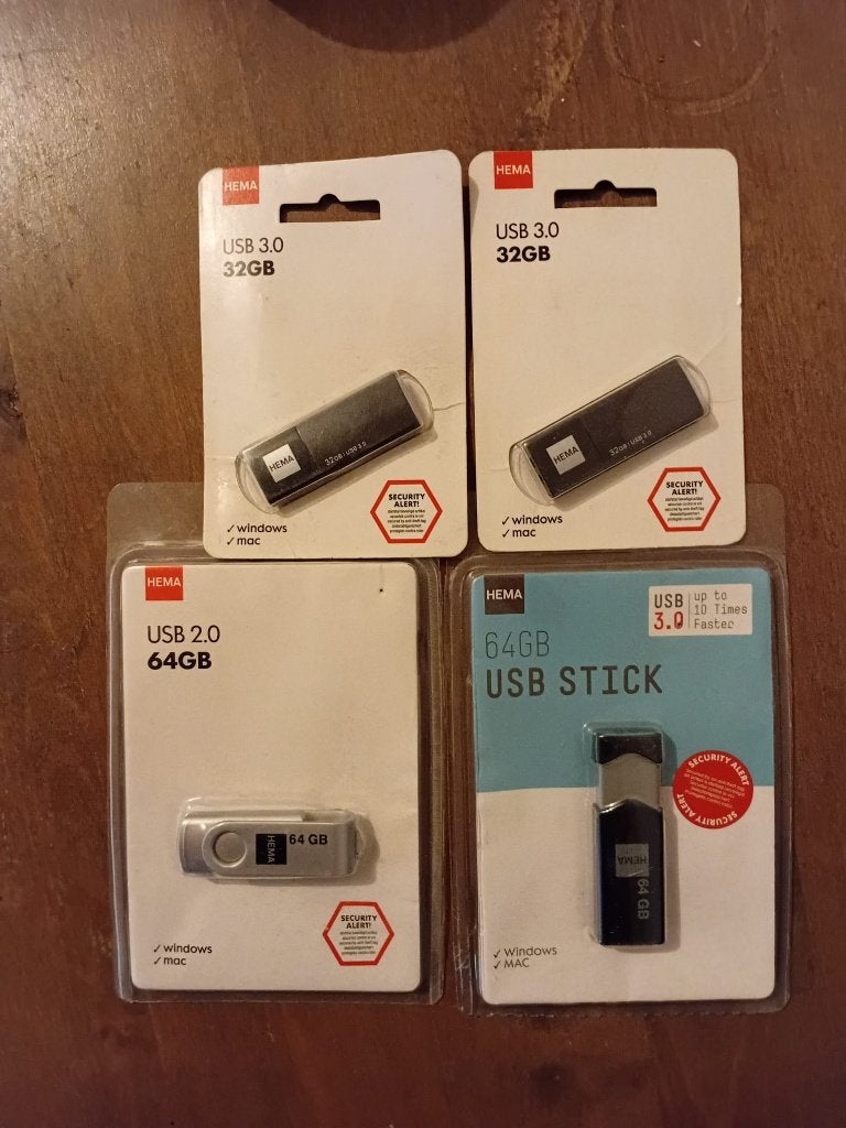 meedere usb sticks ongebruikt, Computers en Software, Ophalen, Nieuw, 32 GB