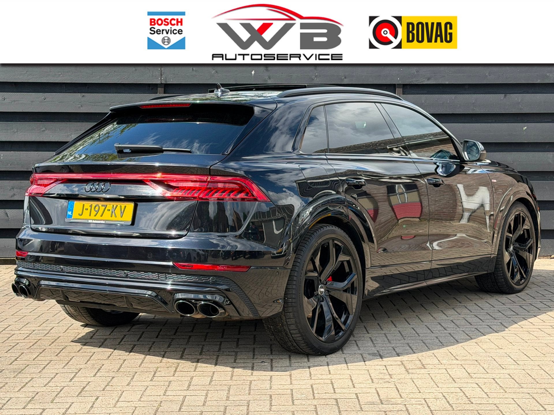 Audi Q8 50 TDI quattro S Line I PANO I Matrix I Trekhaak I L, Auto's, Automaat, Gebruikt, Zwart, Bedrijf