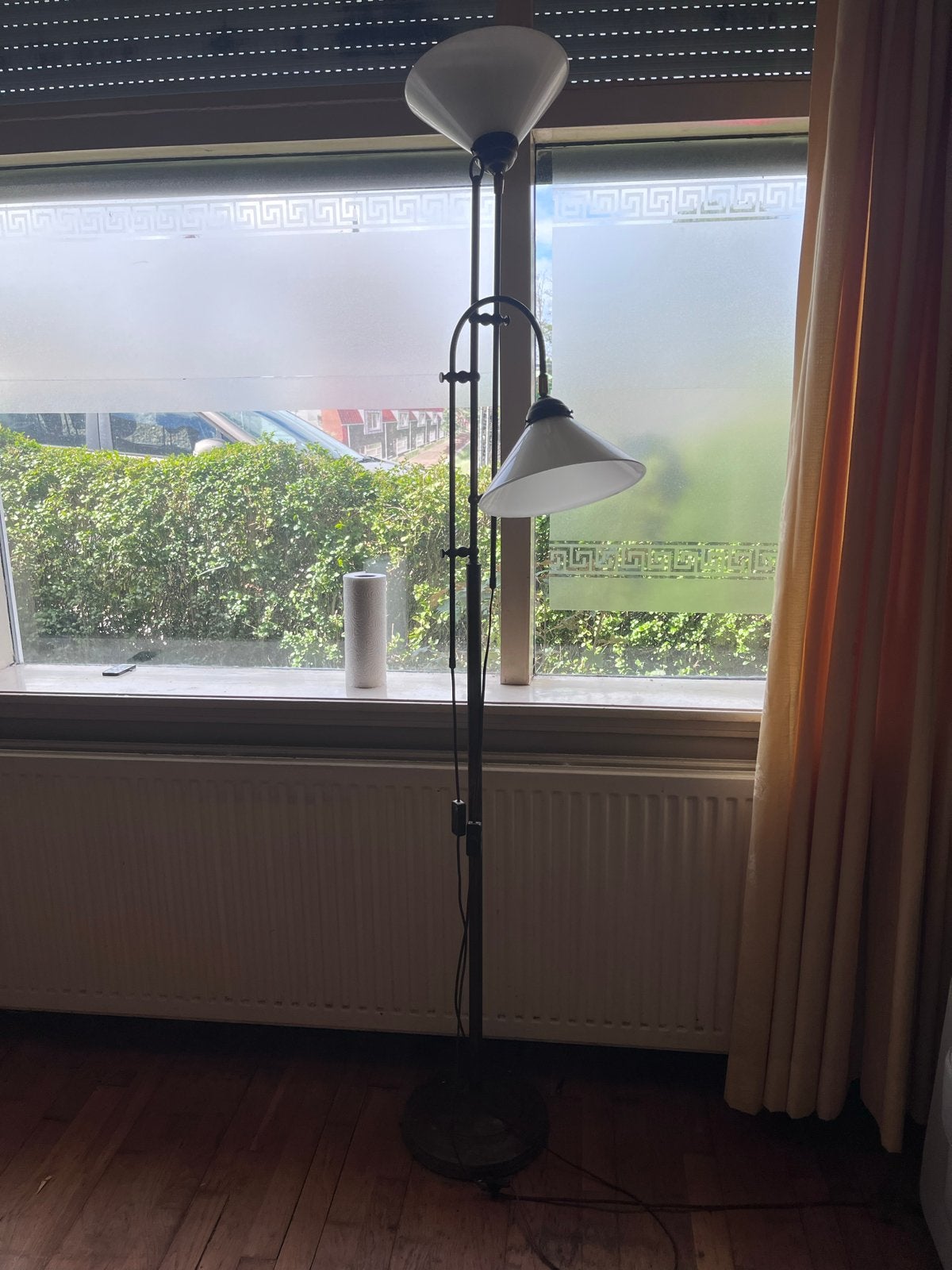 Antieke vloerlamp en hanglamp met contragewicht, Ophalen, Gebruikt, Overige materialen, 150 tot 200 cm