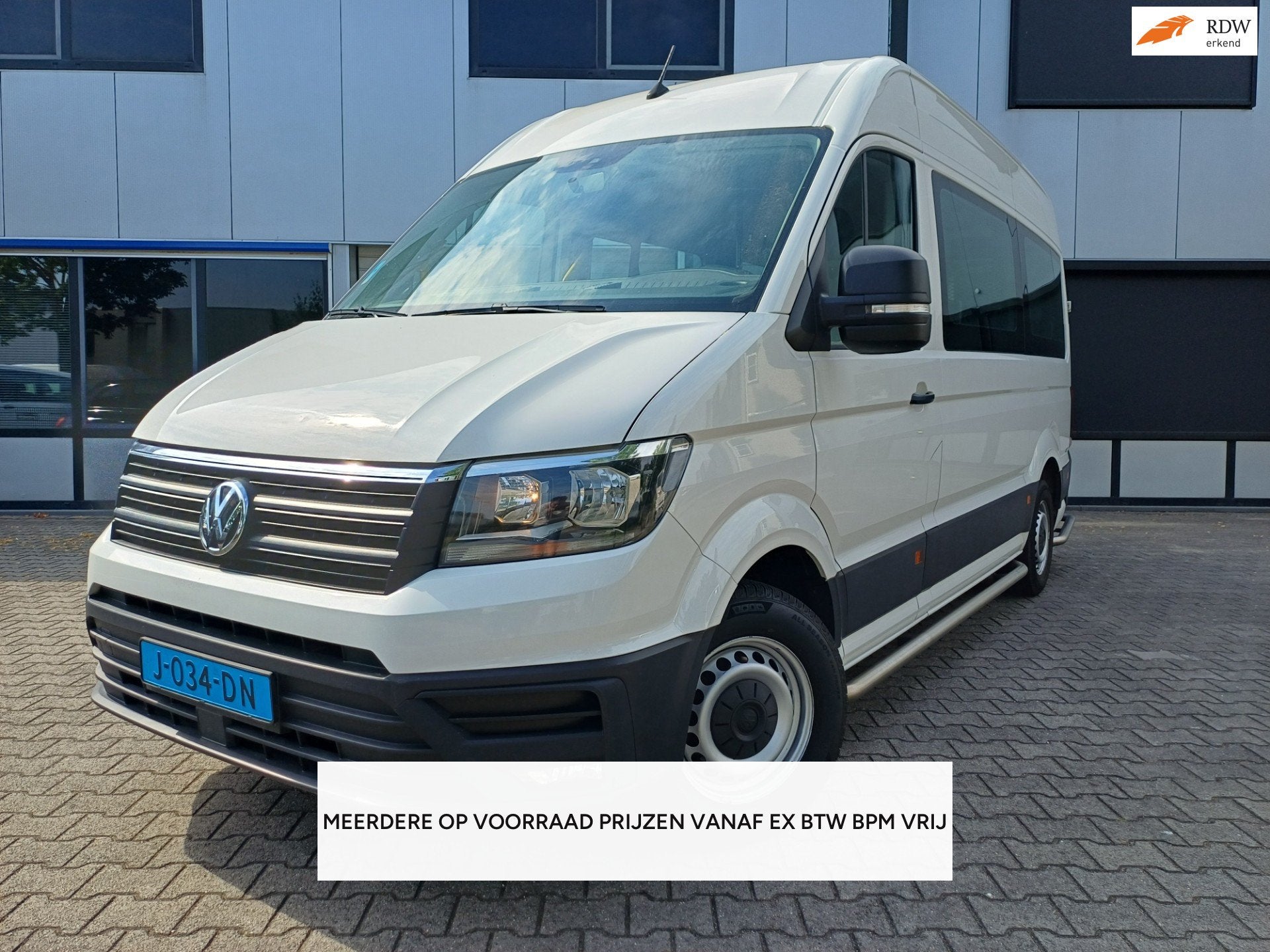 Volkswagen CRAFTER 2.0 TDI 140PK EURO6 ROLSTOELBUS/LIFT/9PER, Gebruikt, Wit, 14 km/l, Bedrijf