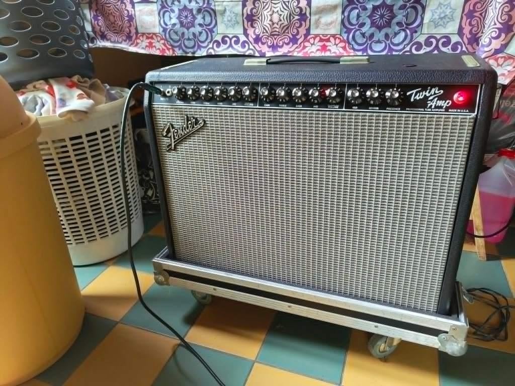 Fender Twin Amp, Muziek en Instrumenten, Versterkers | Bas en Gitaar, Ophalen, Gebruikt, Gitaar, 100 watt of meer