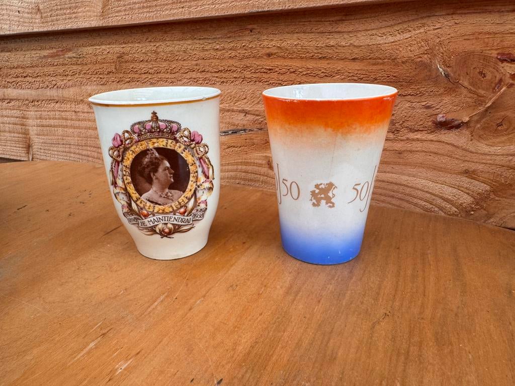 Bekers koningshuis maestricht, Verzenden, Gebruikt, Servies