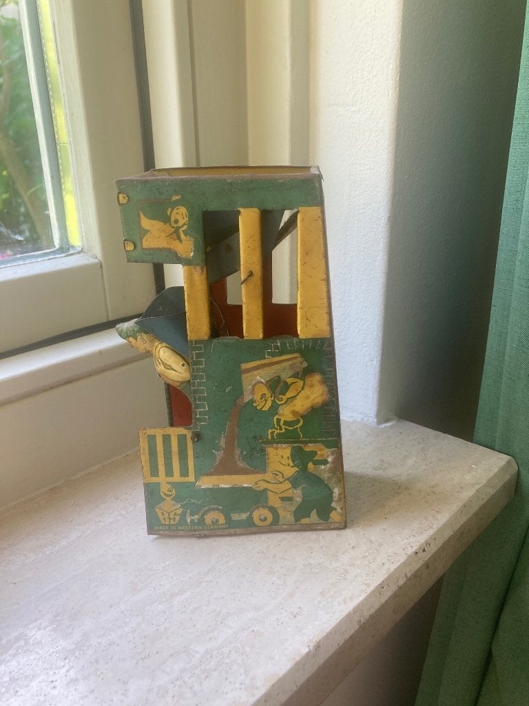 vintage blikken zandbakspeelgoed, Ophalen of Verzenden, Gebruikt