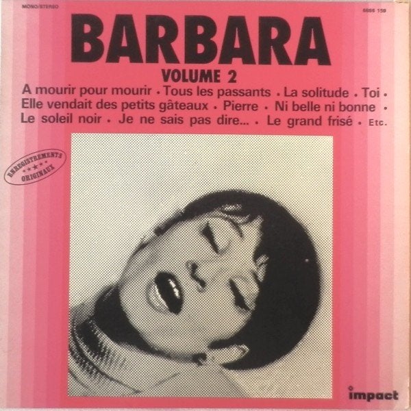 LP - Barbara (5) ‎– Barbara Volume 2, LP, Gebruikt, Pop, Ophalen of Verzenden