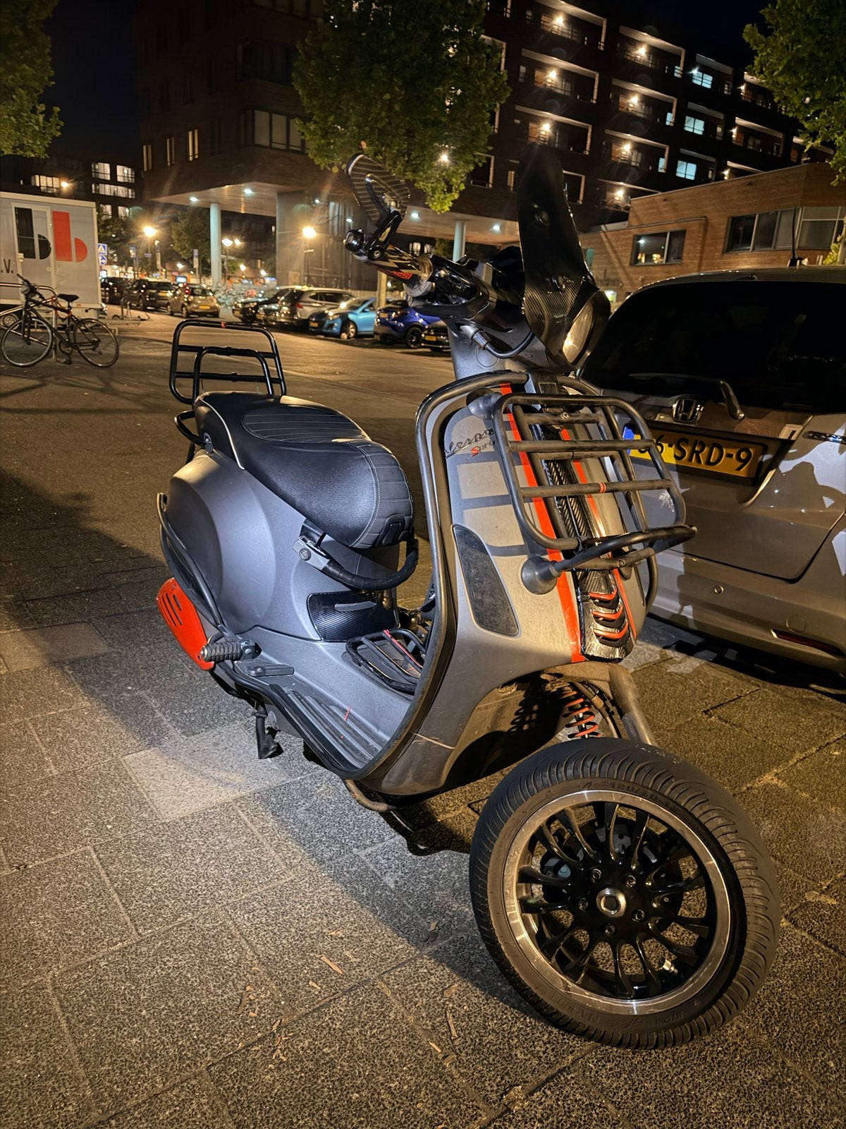 Vespa Sprint 2016 Mat Grijs, Ophalen of Verzenden, Zo goed als nieuw, Maximaal 45 km/u