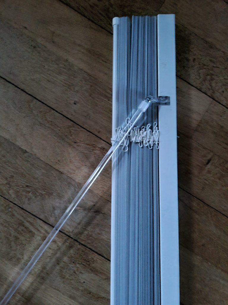 Jaloezie wit 200 x 180 cm, Huis en Inrichting, Ophalen, Jaloezie, 200 cm, Gebruikt