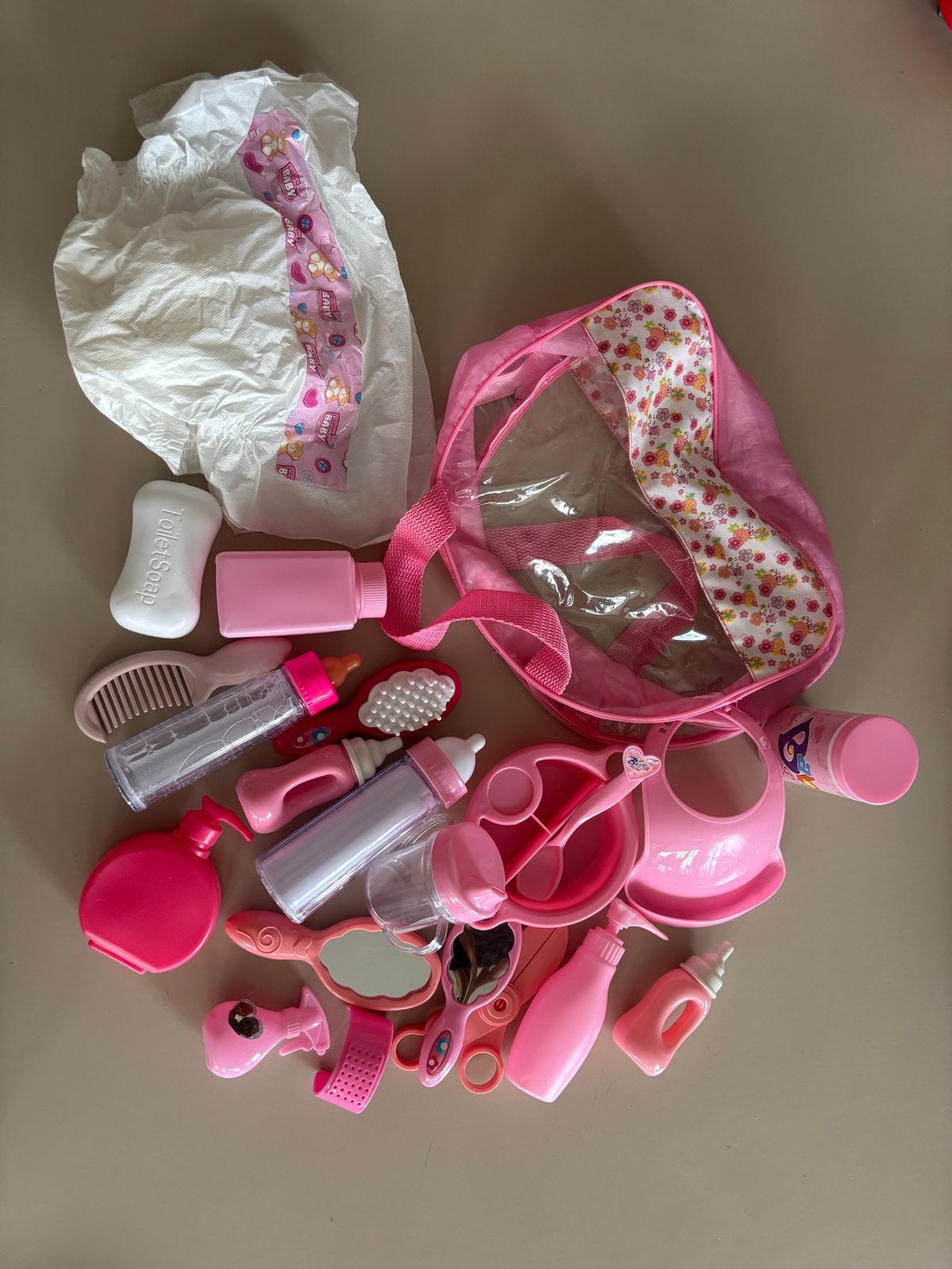 Baby verzorgingstas met accessoires, Ophalen of Verzenden, Gebruikt