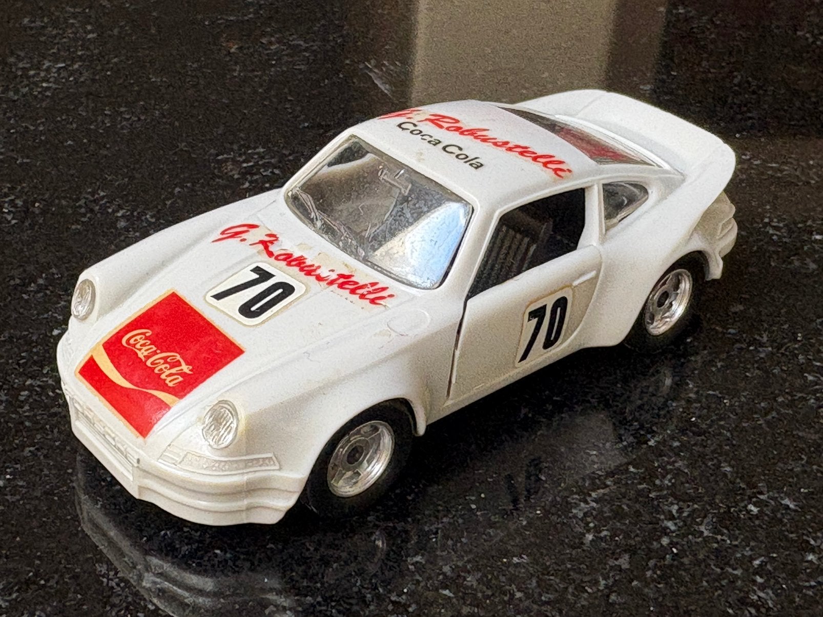 Porsche 911 Carrera RSR Martini Coca Cola 1:43 Norev, Ophalen of Verzenden, Gebruikt, Auto, Norev