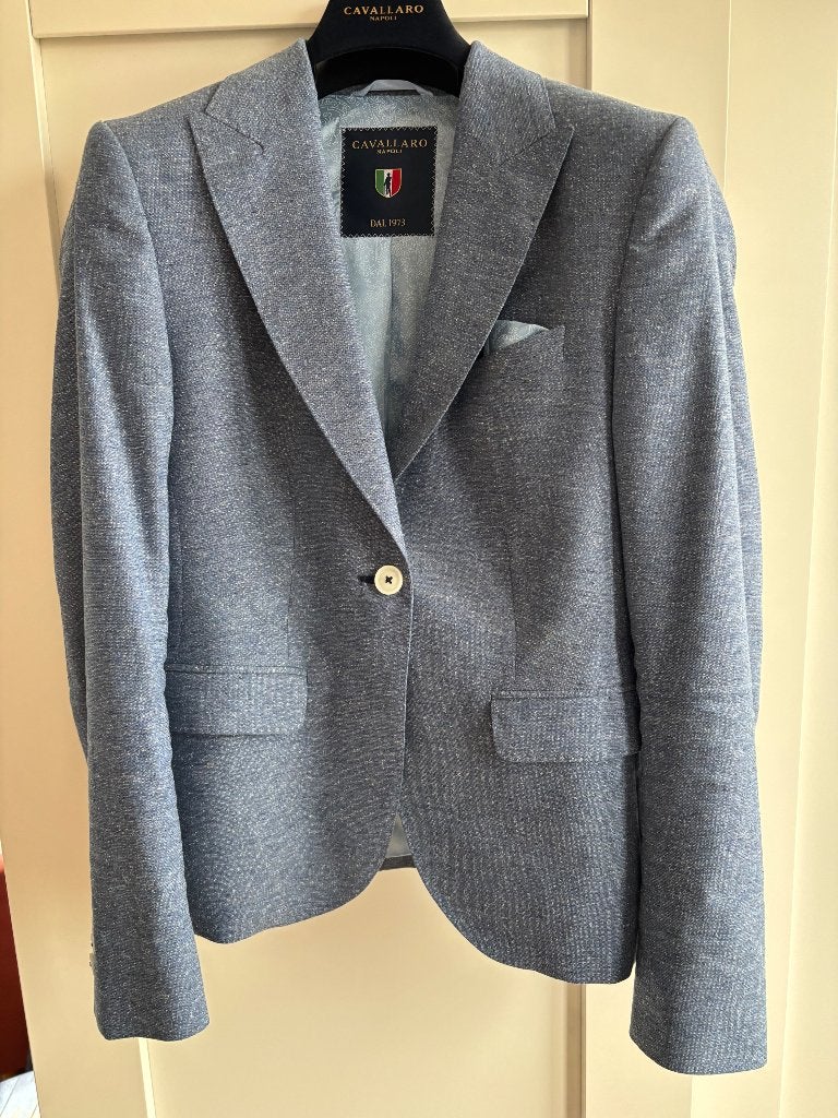 Dames blazer Cavallaro Napoli blauw, maat 38, Kleding | Dames, Blauw, Jasje, Gedragen, Ophalen