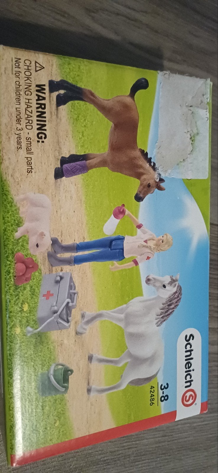 Schleich Farm World Paardenverzorging Set 42486, Ophalen, Jongen of Meisje