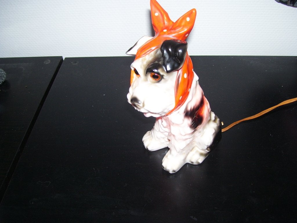 vintage goebel parfum brander hondje met strik, Verzamelen, Ophalen of Verzenden, Gebruikt, Dier