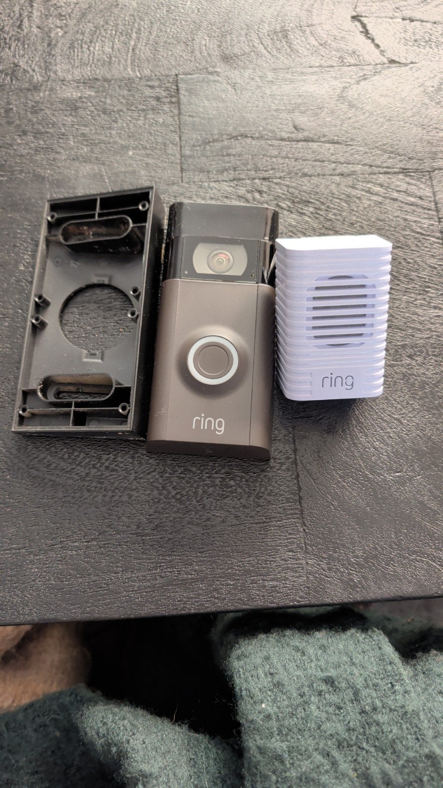 Ring deurbel met camera, Huis en Inrichting, Ophalen of Verzenden, Ingebouwde camera, Gebruikt, Bedraad