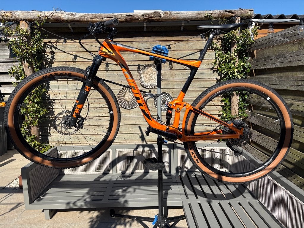 mountainbike Giant Anthem XL, Ophalen, Gebruikt, Vering, 10 tot 15 versnellingen