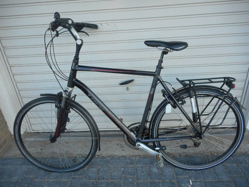 Trek T500 frame 60cm 27 versnellingen I.Z.G.S, 28 inch, Vering, Velgrem, Zo goed als nieuw