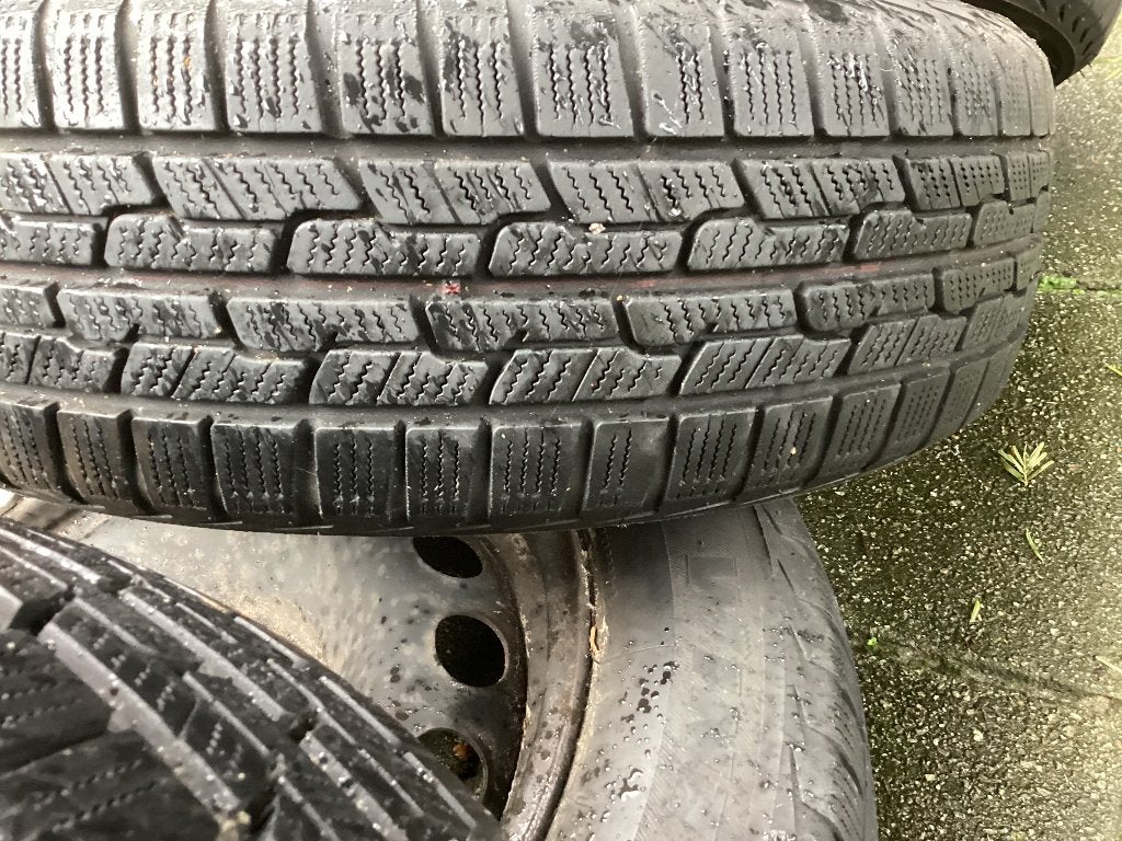 Winter banden Fiat 500, Gebruikt, 59 cm of meer, 50 km per accu of meer, Ophalen