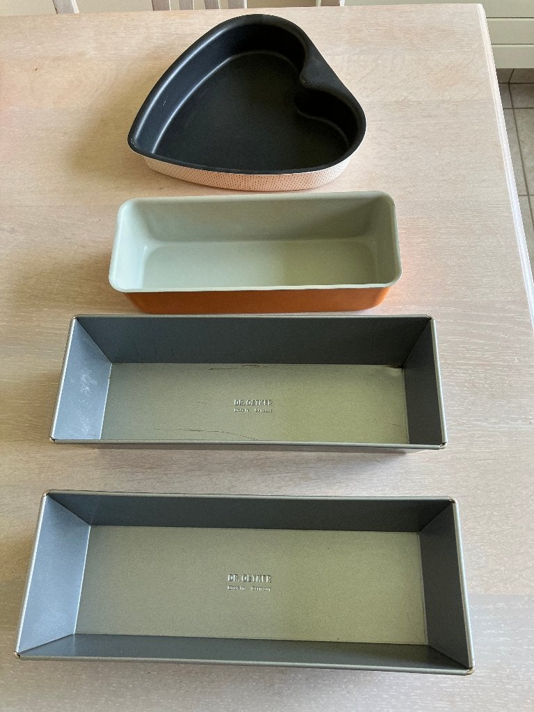 4 Bakvormen., Huis en Inrichting, Ophalen of Verzenden