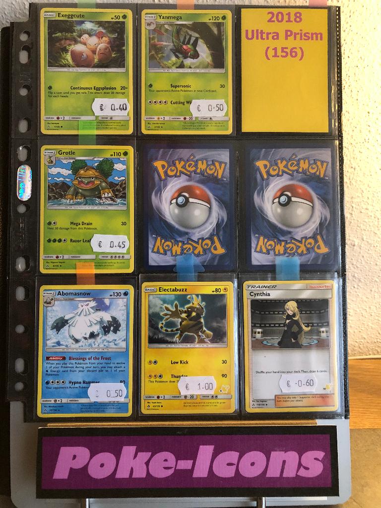 2018 S&M 156 Ultra Prism (Basis), Hobby en Vrije tijd, Verzamelkaartspellen | Pokémon, Ophalen of Verzenden, Zo goed als nieuw