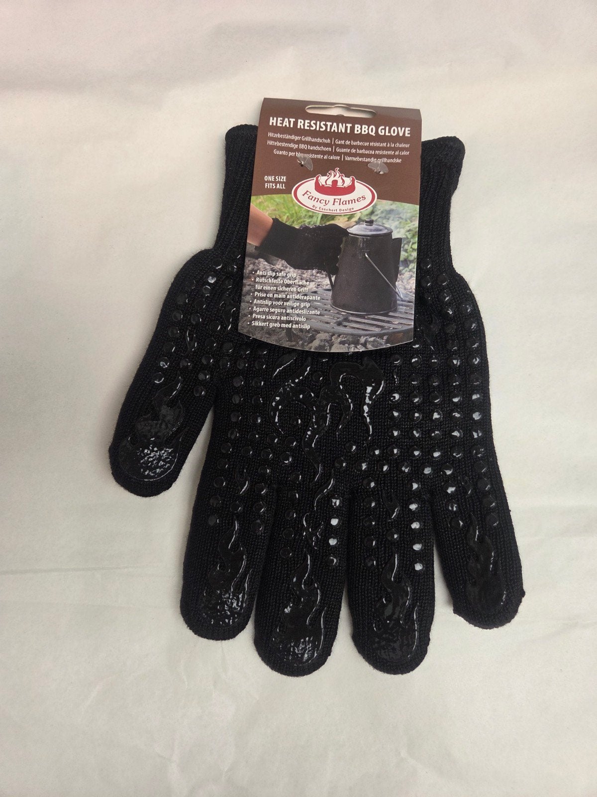 Hittebestendige BBQ Handschoen - One Size Fits All, Ophalen of Verzenden, Nieuw, Fancy Flames