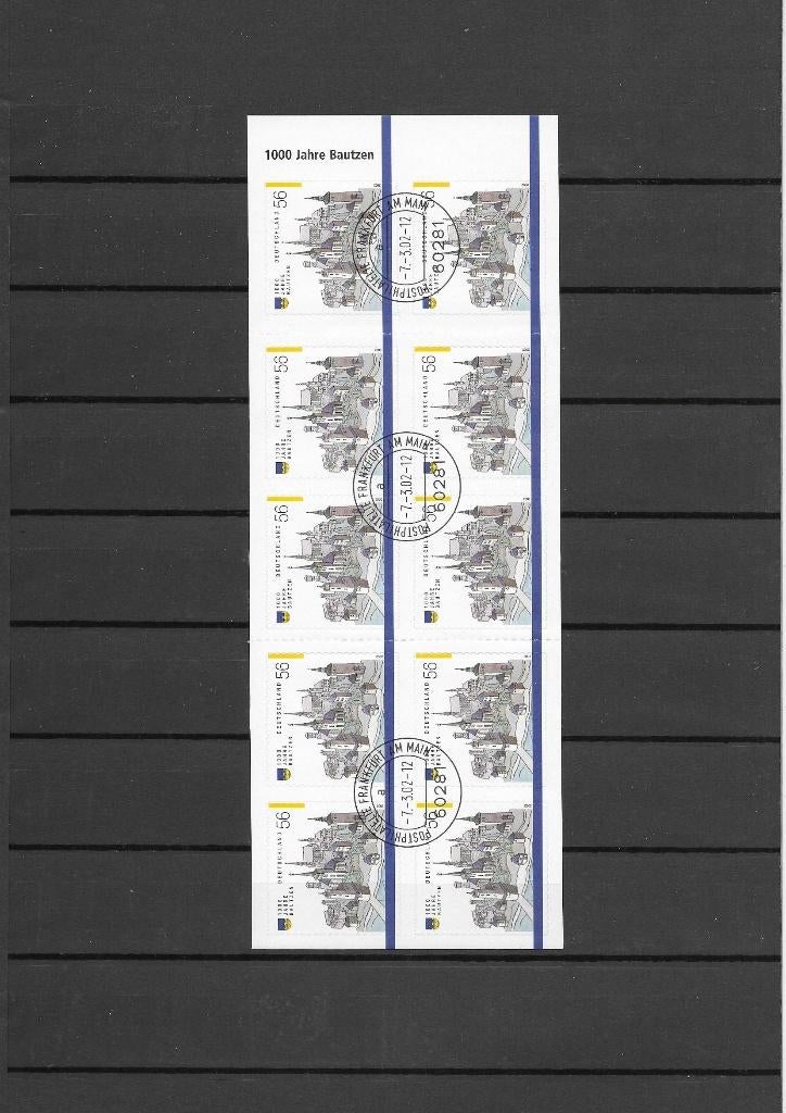 BRD, 2002, MH 48, gestempeld., Verzenden, BRD, Gestempeld